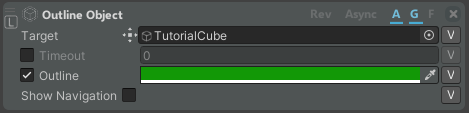 Outline Object Action