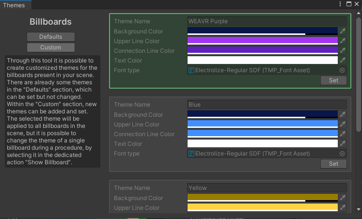 Billboard Themes