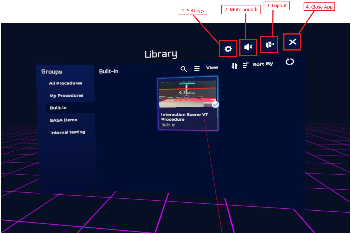 VR Library Page