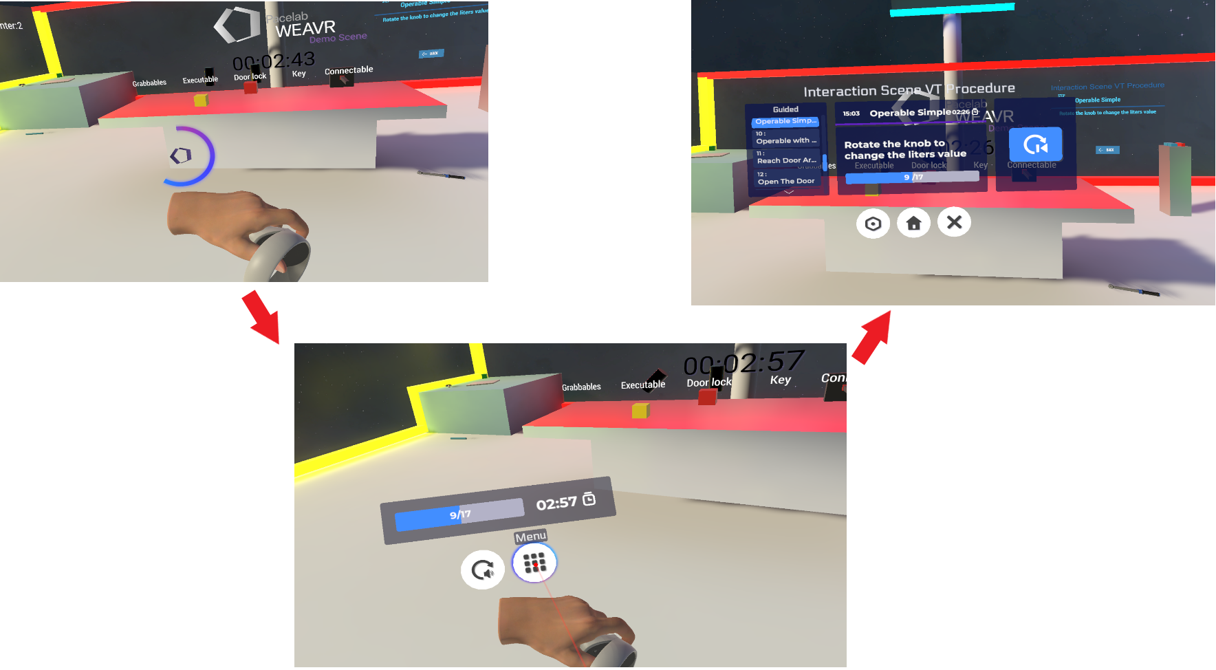 Show VR Menu