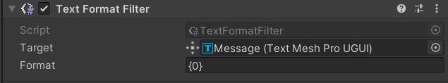 Text Format Filter