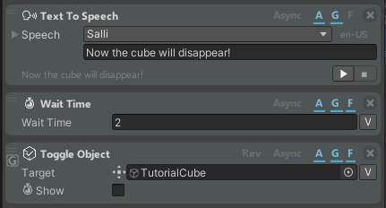 Second Node Actions Setup